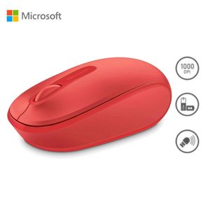 Mouse Microsoft Mobile 1850 Wireless Rojo