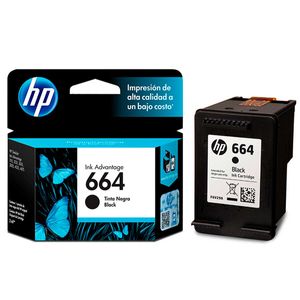 Tinta Hp F6V29AL (664) Negro 120 Pgs