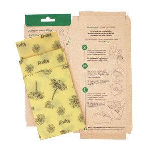 Kipuy Envoltorios para Alimentos Flores