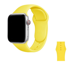 Correa de Silicona Amarillo para Applewatch 42/44/45 Mm