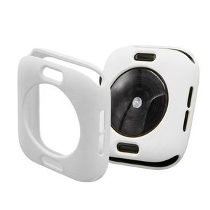 Case, Funda, Protector de Silicona Color Blanco para Applewatch 44Mm Series 4,5,6