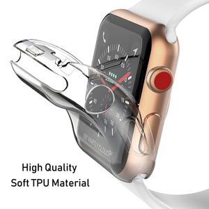 Case, Funda, Protector de Siliconatransparente para Applewatch 42 Mm Series 4,5,6