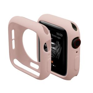 Case, Funda, Protector de Silicona Color Rosado para Applewatch 44Mm Series 4,5,6