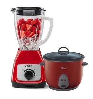 Licuadora Oster BLSTKAG -RRD 1.5LT+Olla Arrocera Oster CKSTRC1700R