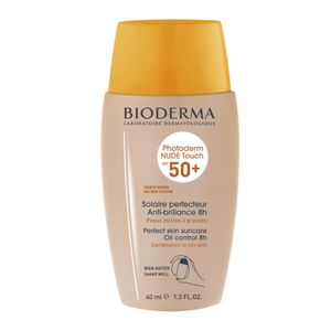 Photoderm Nude Touch 50+ Bioderma Golden Colour - Frasco 40 ML
