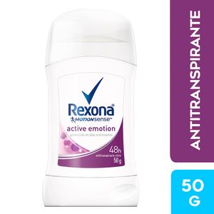 Desodorante Rexona Woman Barra Active Emotion - Frasco 50 G