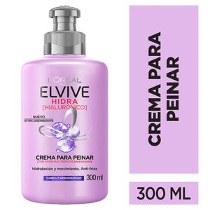 Crema para Peinar Elvive Hidra Hialurónico para Cabello Deshidratado - Frasco 300 ML