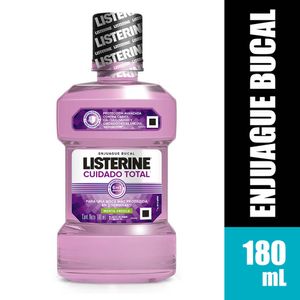 Enjuague Bucal Cuidado Total Listerine Sabor Menta - Frasco 180 ML
