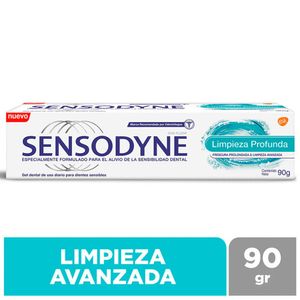 Gel Dental Sensodyne Limpieza Profunda - Tubo 90 G