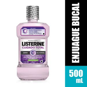 Enjuague Bucal Listerine Cuidado Total Zero - Frasco 500 ML