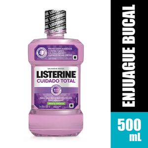 Enjuague Bucal Listerine Cuidado Total, Oferta - Frasco 500 ML
