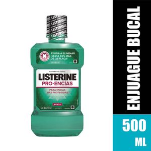 Enjuague Bucal Protección Diente y Encías Listerine - Frasco 500 ML