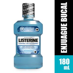 Enjuague Bucal Protección Listerine Sabor Menta - Frasco 180 ML