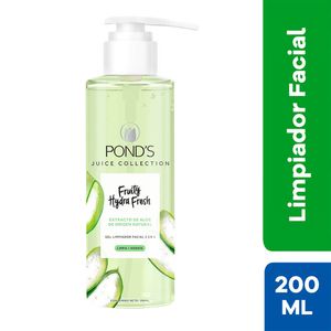 Limpiador Facial POND'S Fruity Hydra Fresh Extracto de Aloe - Frasco 200 ML