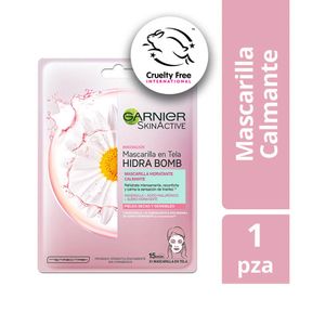 Mascarilla Facial en Tela Garnier Skin Active Calmante con Manzanilla - Bolsa 1 UN