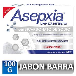 Jabón en Barra Asepxia Bicarbonato de Sodio - Barra 100 G