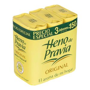 Jabón Natural Heno De Pravia - Pack 3 UN