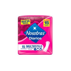 Protectores Diarios Multiestilo Nosotras - Caja 15 UN