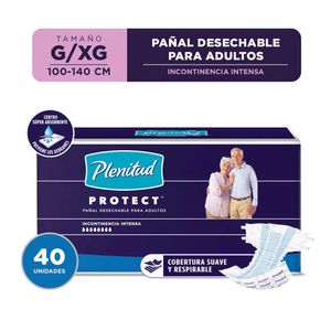 Pañal para Adulto Plenitud Protect XG - Caja 40 UN
