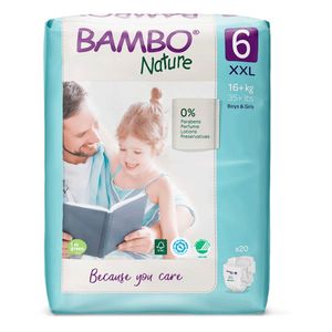 Pañales Bambo Nature Talla XXL - Bolsa 20 UN