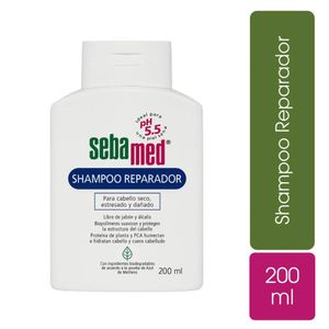Shampoo Reparador Sebamed para Cabello Seco y Dañado - Frasco 200 ML
