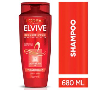 Shampoo Elvive Color Vive para Cabello Teñido - Frasco 680 ML