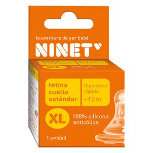 Tetina De Silicona Ninet +12 Meses - Unidad 1 UN