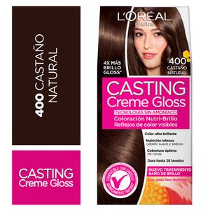 Tinte para Cabello Casting Creme Gloss Castaño # 400 - Caja 1 UN