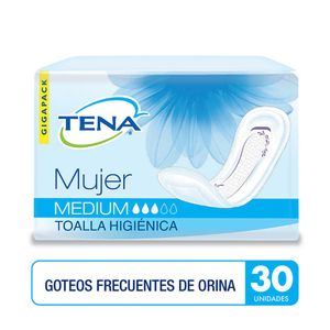 Toalla para Mujer TENA - Bolsa 30 UN