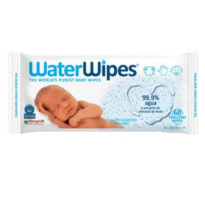 Toallas Húmedas WaterWipes Single Pack - Paquete 60 UN
