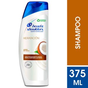 Shampoo Head & Shoulders Hidratación Aceite de Coco - Frasco 375 ML