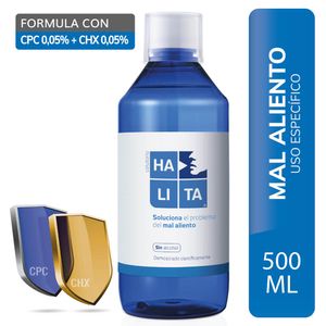 Colutorio Halita CPC para Mal Aliento - Frasco 500 ML