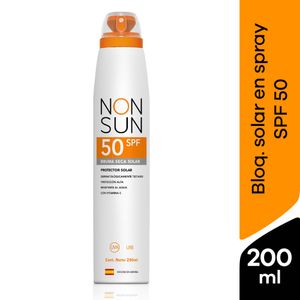 Bloqueador Solar en Spray SPF50 Non Sun Adultos - Frasco 200 ML