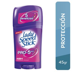 Desodorante Barra Lady Speed Stick Pro 5en1 - Frasco 45 G