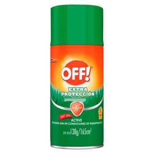 Repelente en Spray OFF Extra Protección - Frasco 138 G