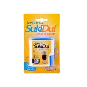 SukiDul Comprimido Dispersable - Dispensador 500 UN