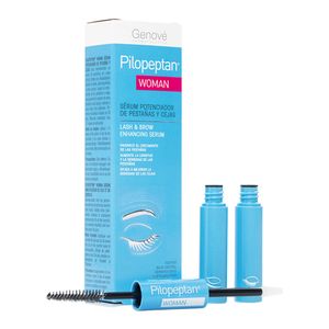 Serum Potenciador de Pestañas y Cejas Pilopeptan Woman - Frasco 6 ML