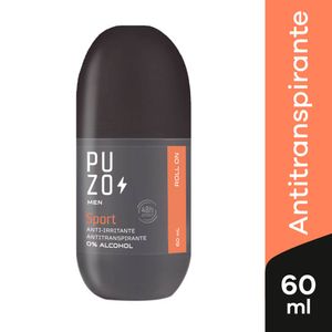 Desodorante Antitranspirante Roll-On Puzo Sport Men - Frasco 60 ML