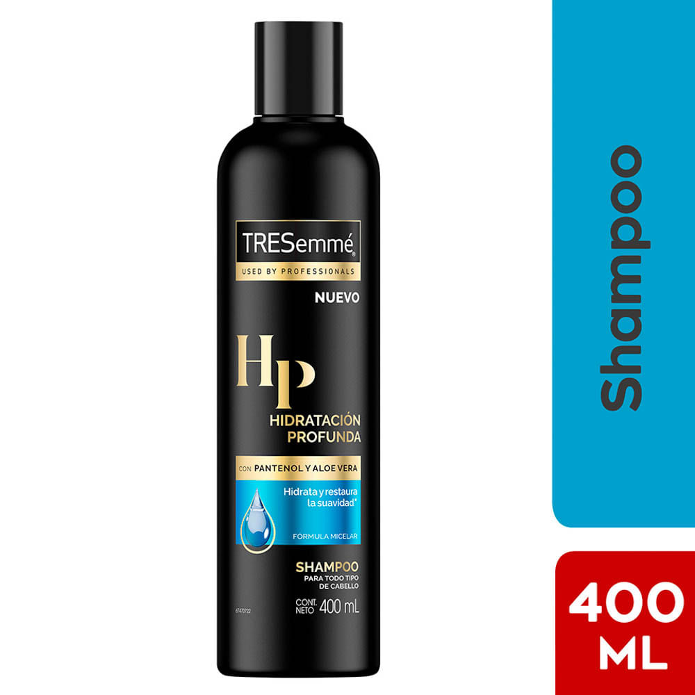 Shampoo Tresemmé Hidratación Profunda Frasco 400 Ml Real Plaza 0888