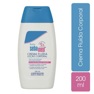 Crema Fluida Sebamed Baby - Frasco 200 ML