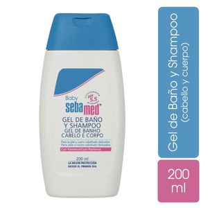 Gel Baño & Shampoo Sebamed Baby para Piel Delicada - Frasco 200 ML