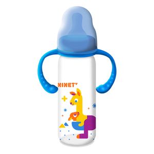 Biberón con Asas Ninet Azul - Frasco 9 OZ