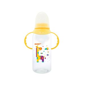 Biberón Cilíndrico Con Agarradera Amarillo 9 Onzas - Frasco 9 OZ