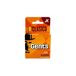 Preservativos Gents Clásico - Caja 3 UN