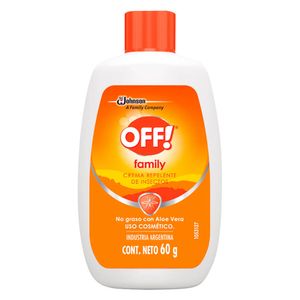 Crema Repelente de Insectos OFF! Family - Frasco 60 G