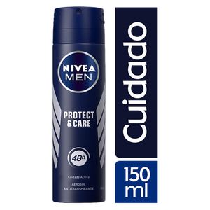 Desodorante Spray Antitranspirante Nivea Men Protege & Care - Frasco 150 ML