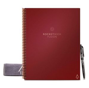 Cuaderno Rocketbook Fusion Letter con Hojas Reutilizables Scarlet Sky