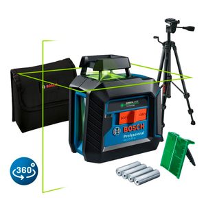 Nivel Láser Líneas Cruzadas Verde Bosch GLL 2-20 G 360°
