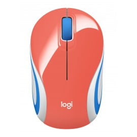 Mouse Logitech M187 Mini Wireless Refresh Coral - 910-005362