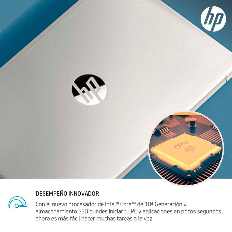 Laptop Hp 14 Dq2021la 14 Intel Core I3 11va Generación 4gb 256gb Ssd Real Plaza 7192